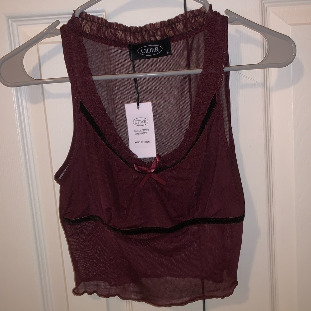 Cider mesh top